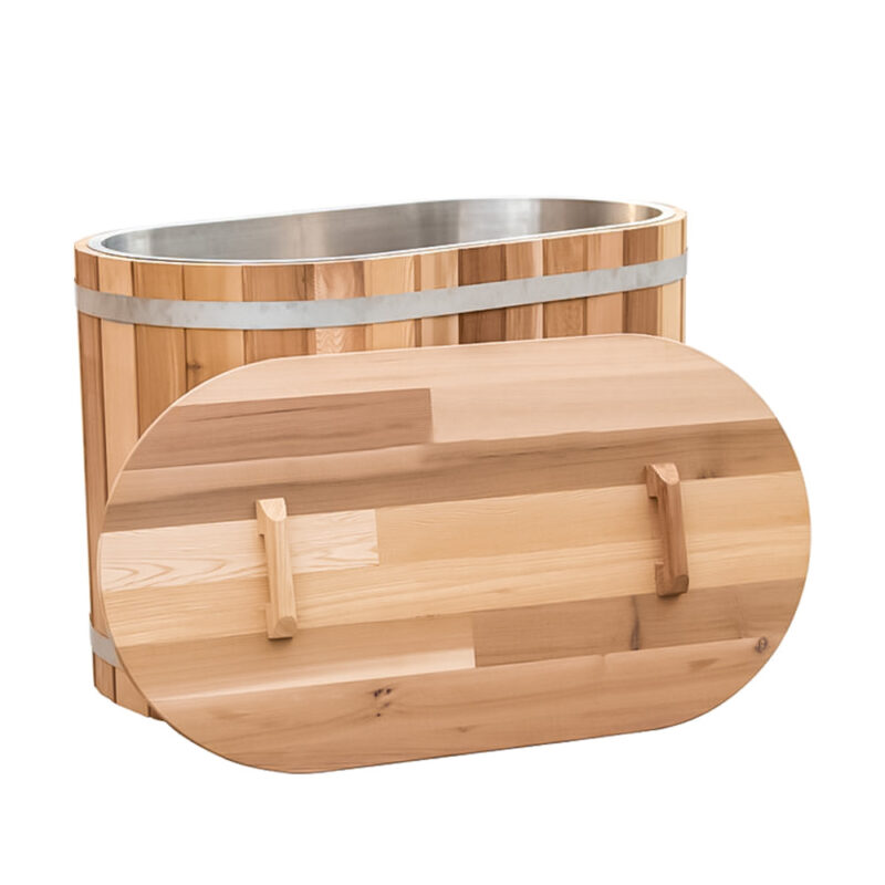 Cheap Stainless Steel Cedar Wooden Cold Plunge Pool